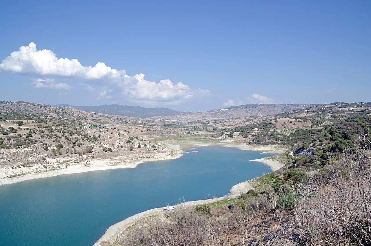 Evretou Dam: The Reservoir in the Paphos Hills