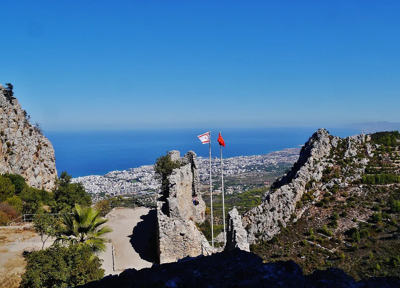 North Cyprus Map: Towns, Castles and the Karpaz Peninsula