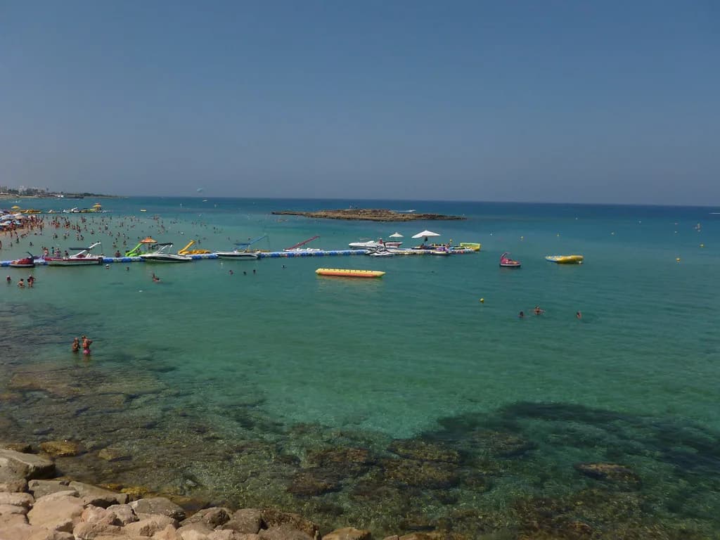 Protaras Map: The Resort Strip, Fig Tree Bay, Pernera and Cape Greco