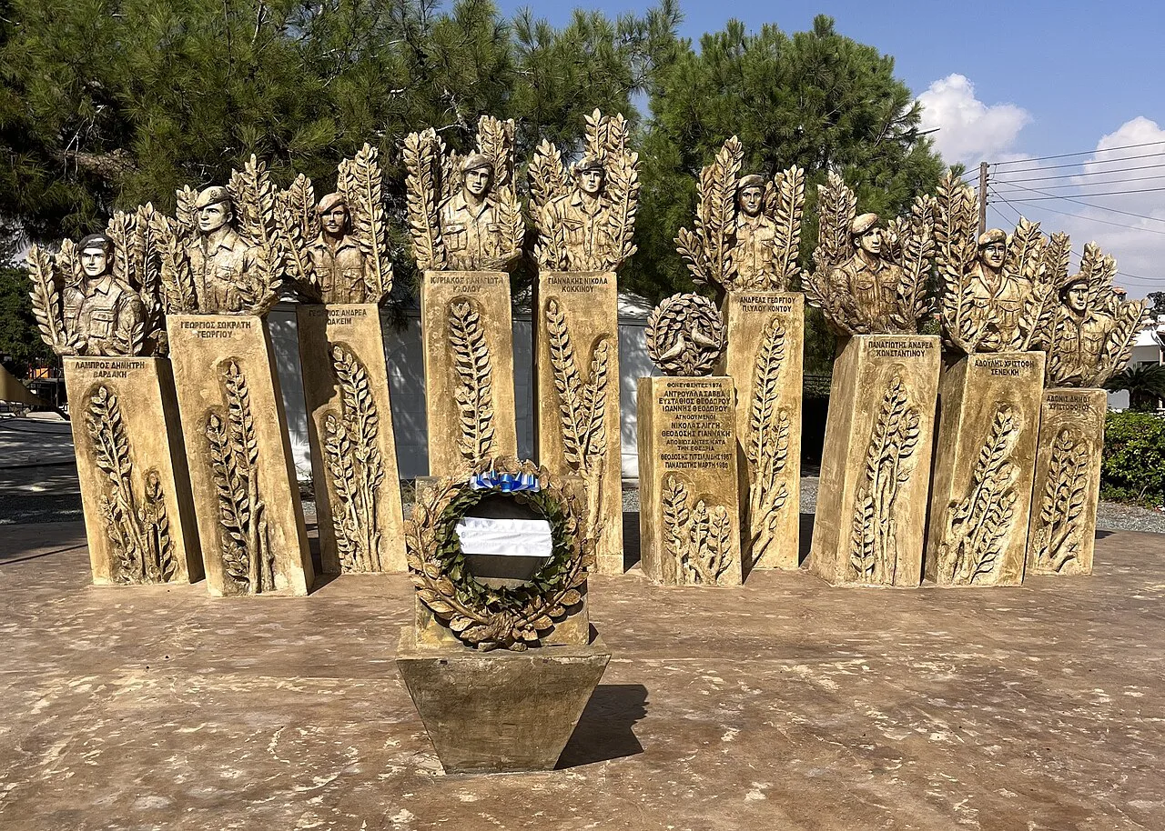 Memorial to the Lost Heroes of 1974 at Dasaki Achnas.