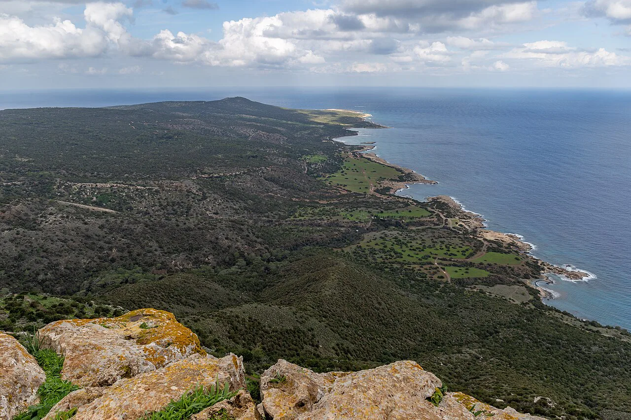 View from Moutti Tis Sotiras on the Akamas Peninsula.