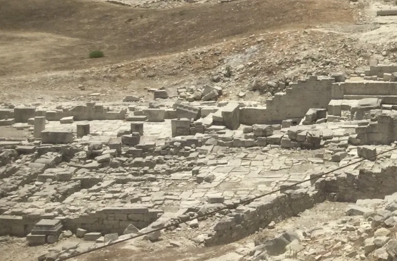 Excavated remains at Amathus Archaeological Site.