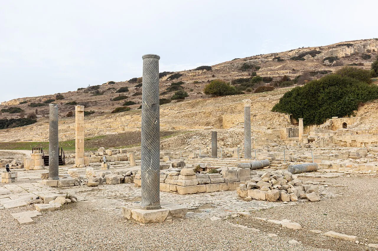 Ancient ruins at Amathus.