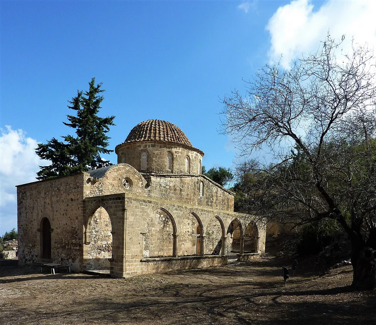 Antiphonitis church, seen from outside.