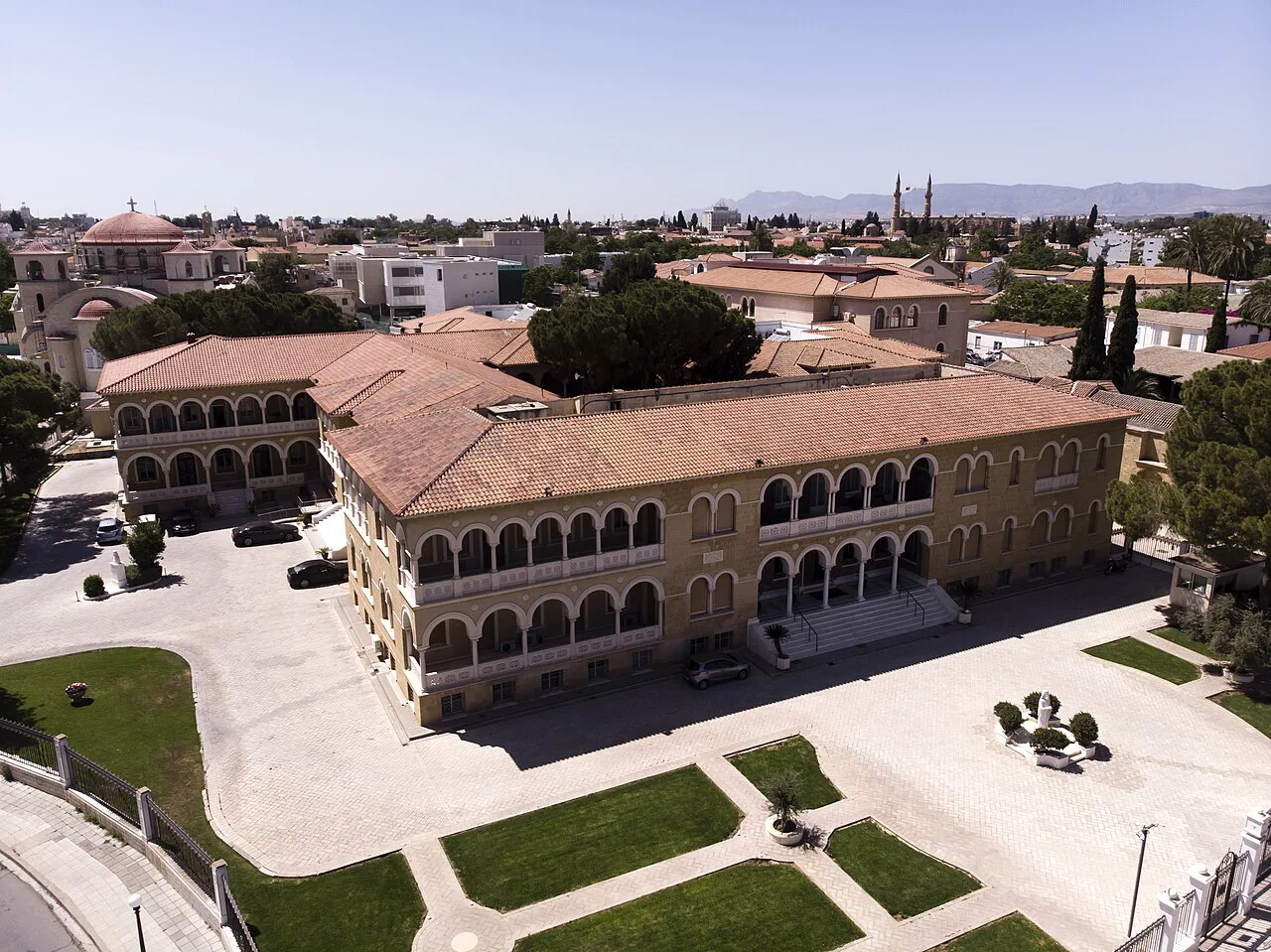 The Archbishop's Palace and its forecourt, Nicosia.