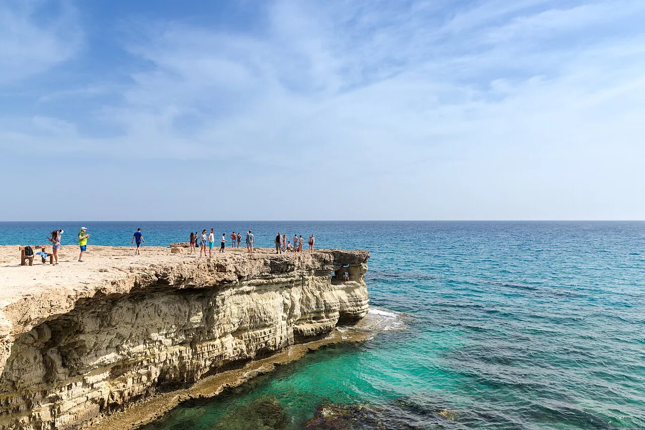 Sea caves near Agia Napa.