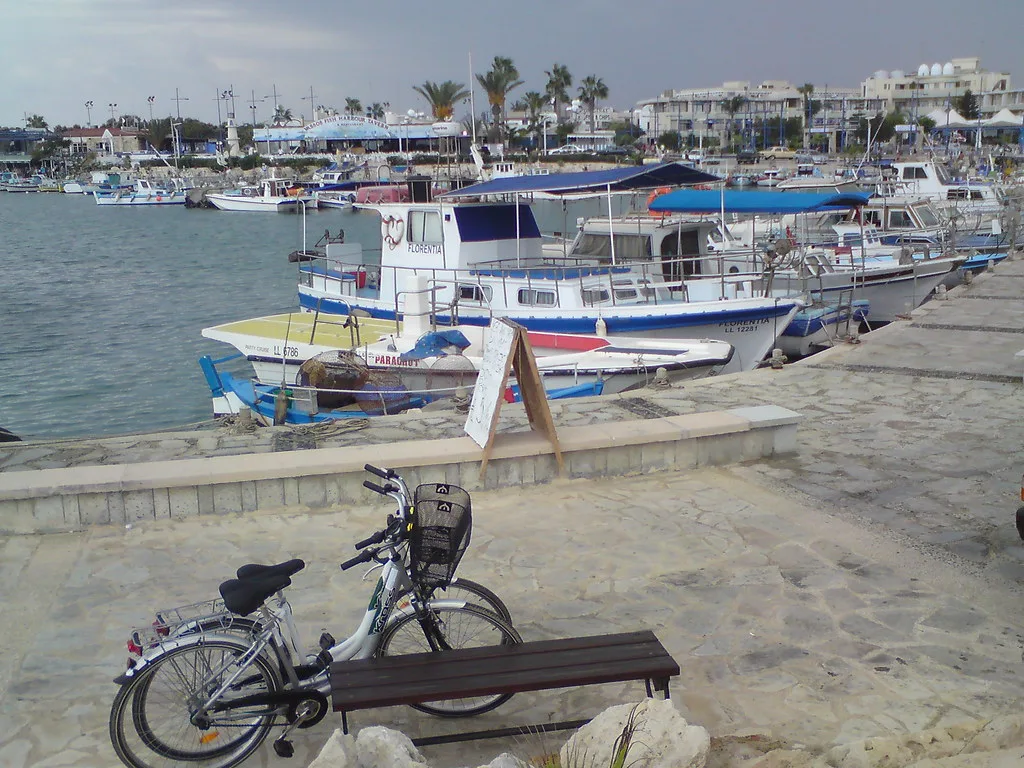 Boats in Ayia Napa marina.