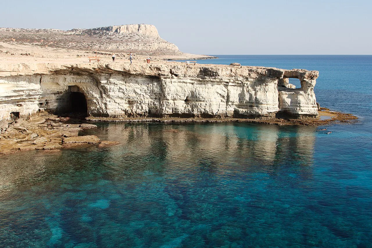 Sea caves near Ayia Napa.