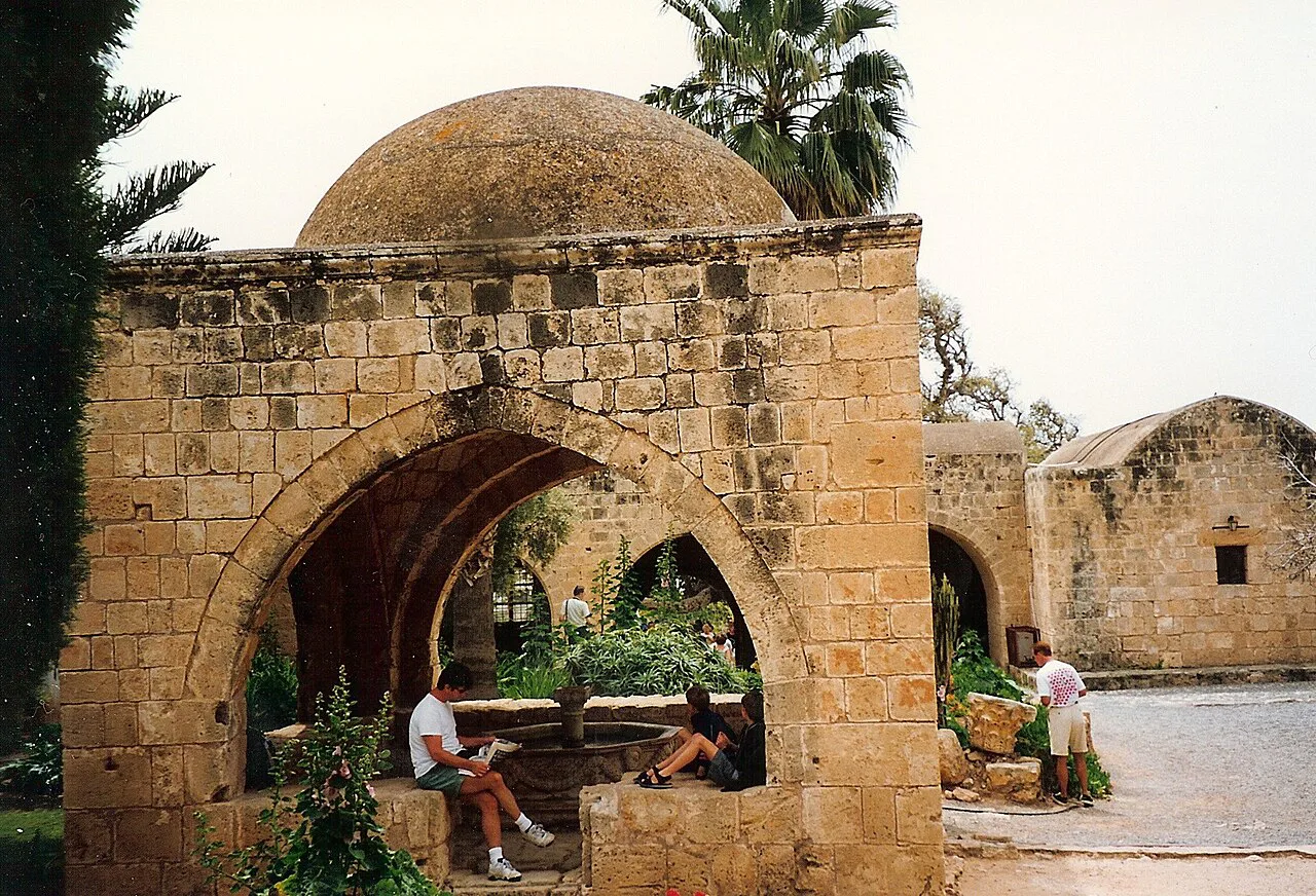 Domed fountain house at Ayia Napa Monastery.