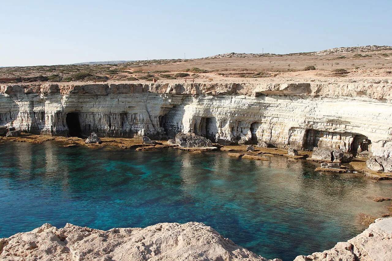 Sea caves near Ayia Napa.