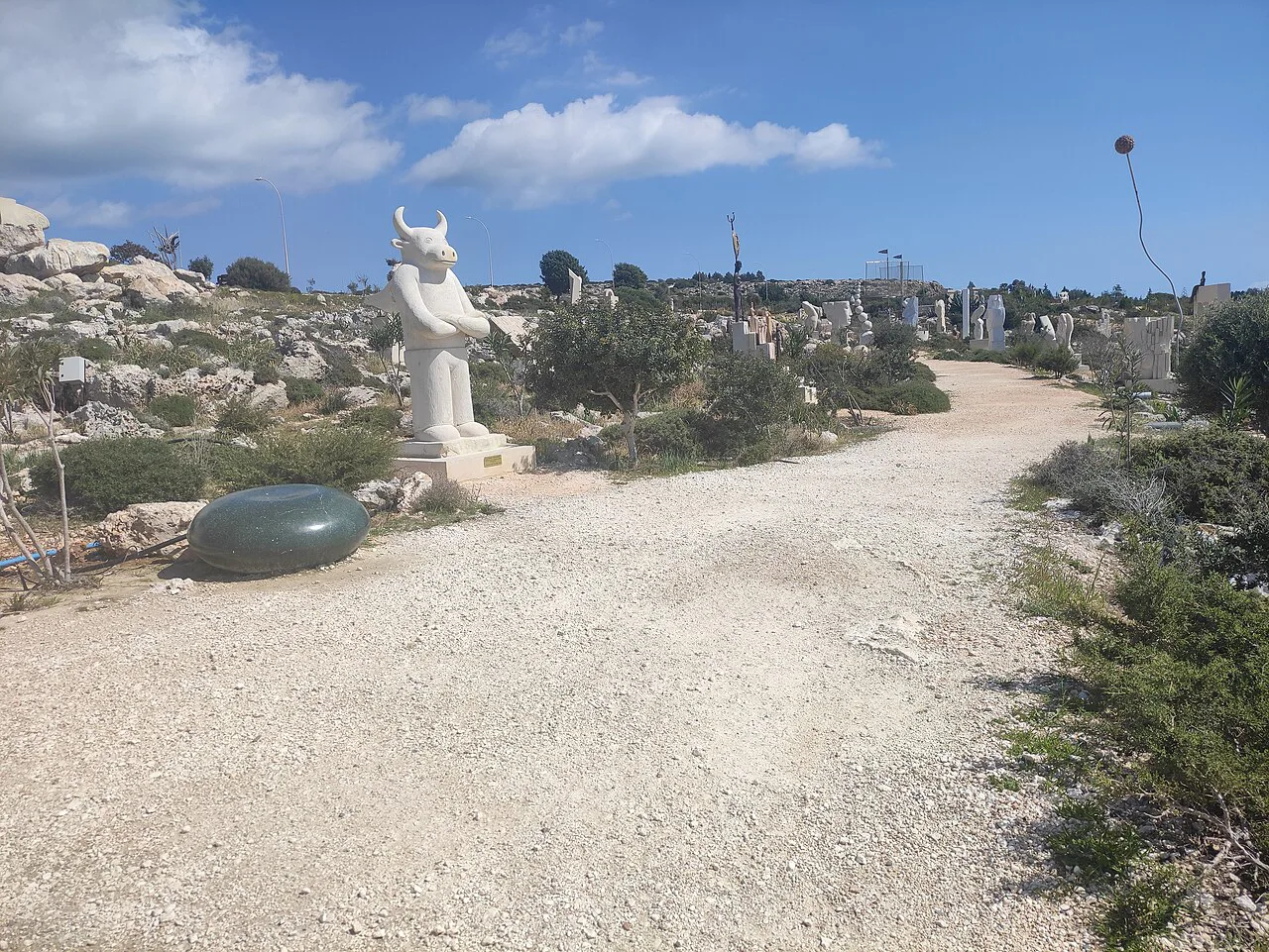 Path through the Sculpture Park, Ayia Napa.