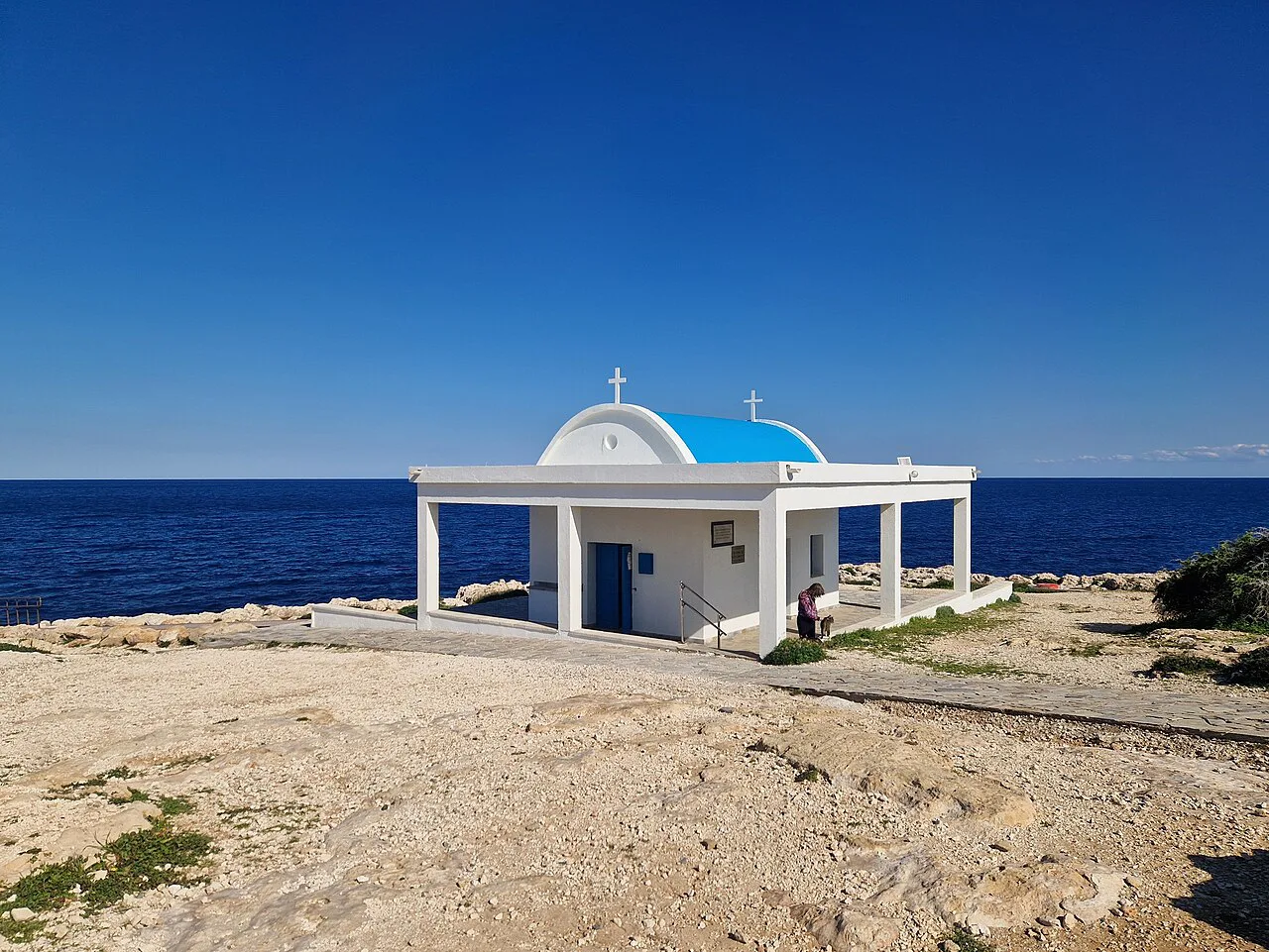Ayioi Anargyroi chapel at Cape Greco.