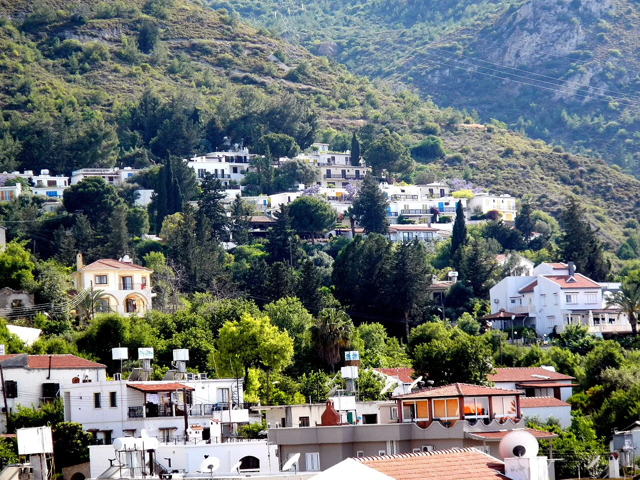 Houses of Bellapais village.