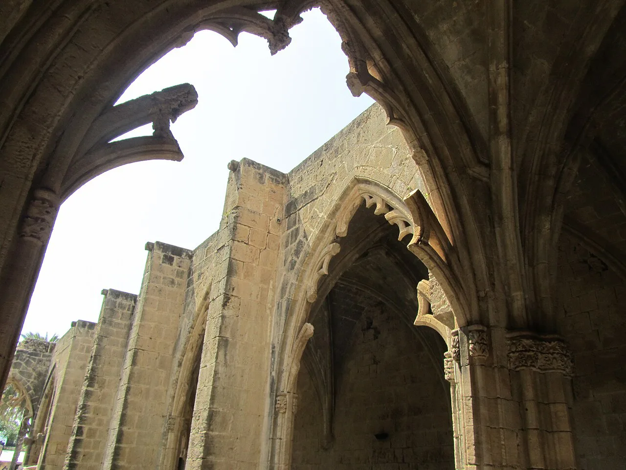 Arches of Bellapais Abbey, Kyrenia.
