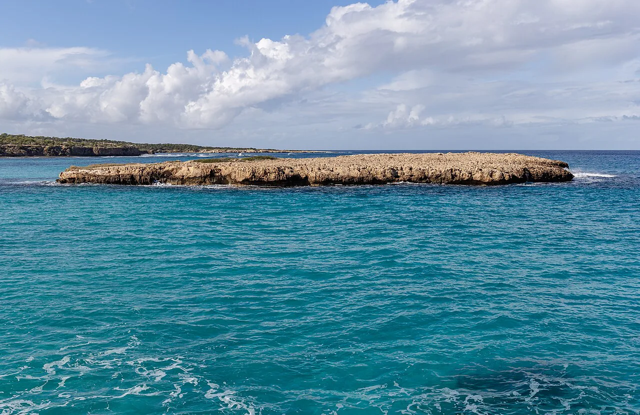 Island in the Blue Lagoon, Akamas Peninsula.