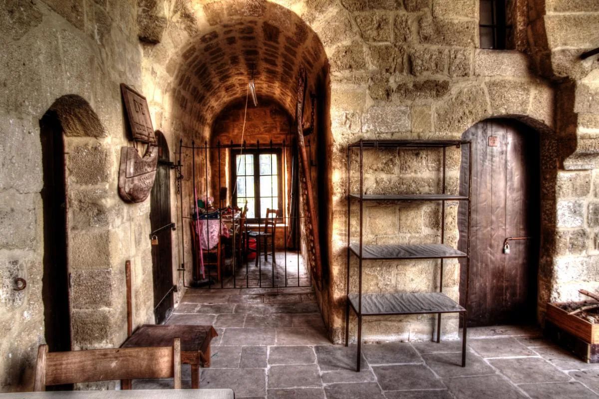 Aisle of Buyuk Han, Nicosia.