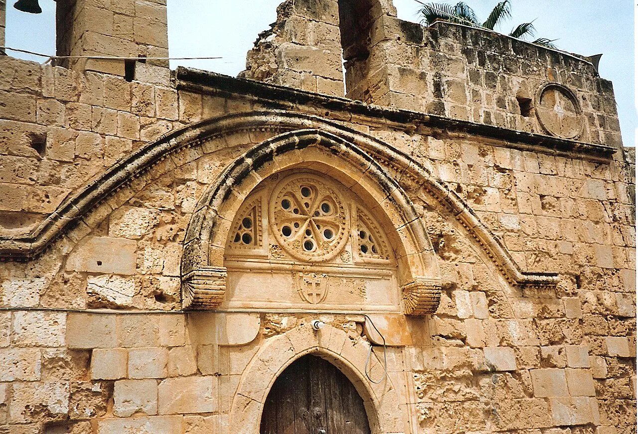 Gothic doorway at Agia Napa Monastery.