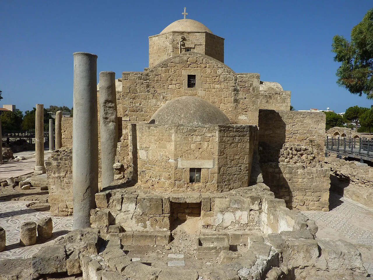 Ayia Kyriaki Chrysopolitissa church, Paphos.