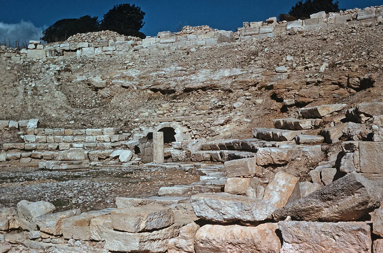 Roman theatre at Kourion.