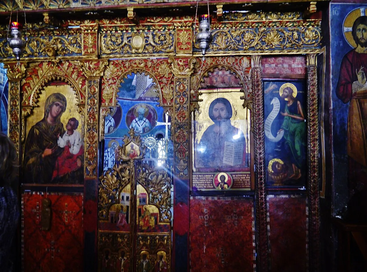 Iconostasis of Panagia tou Araka, Lagoudera.
