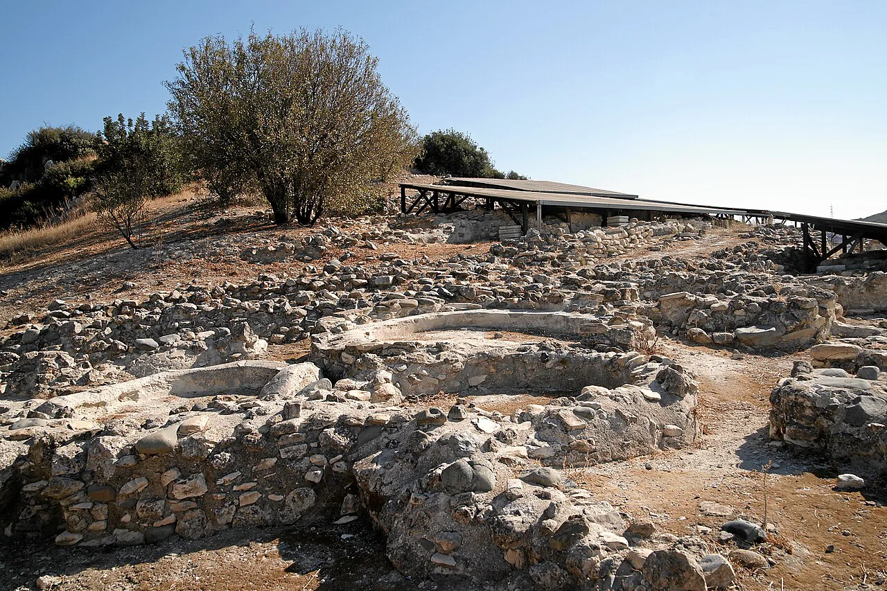 Excavations at Choirokoitia.