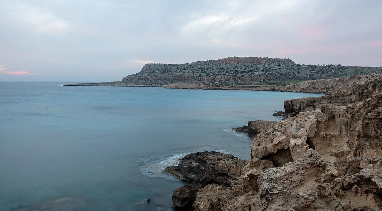 Coastline at Cape Greco.