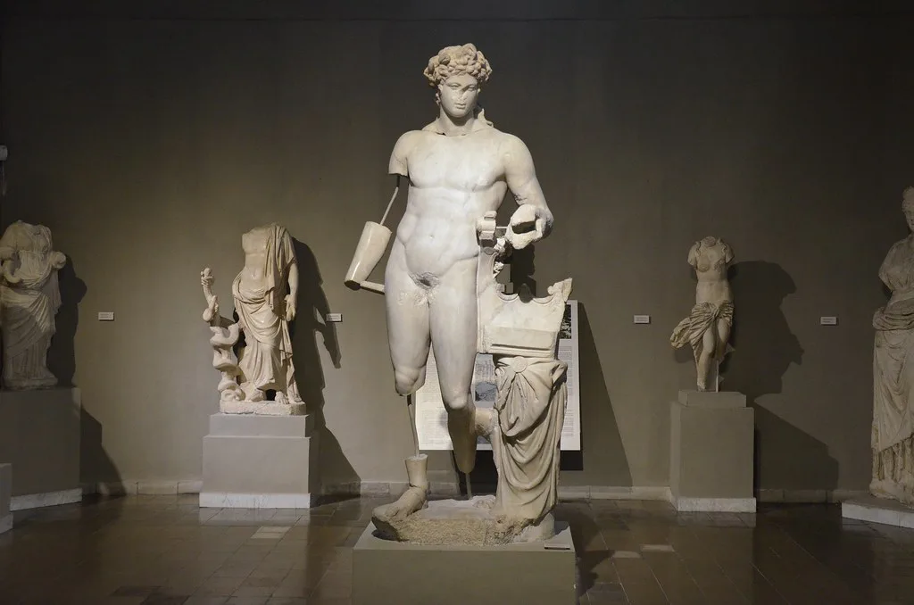 Sculptures from the Gymnasium of Salamis in the Cyprus Museum, Nicosia.