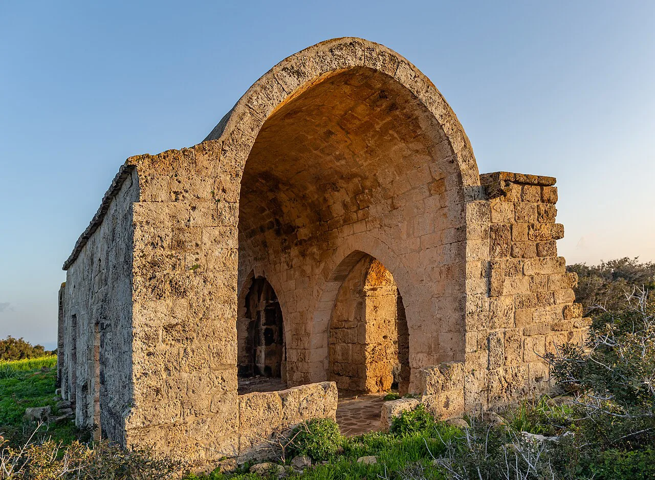 Ruined church in the Karpaz countryside.