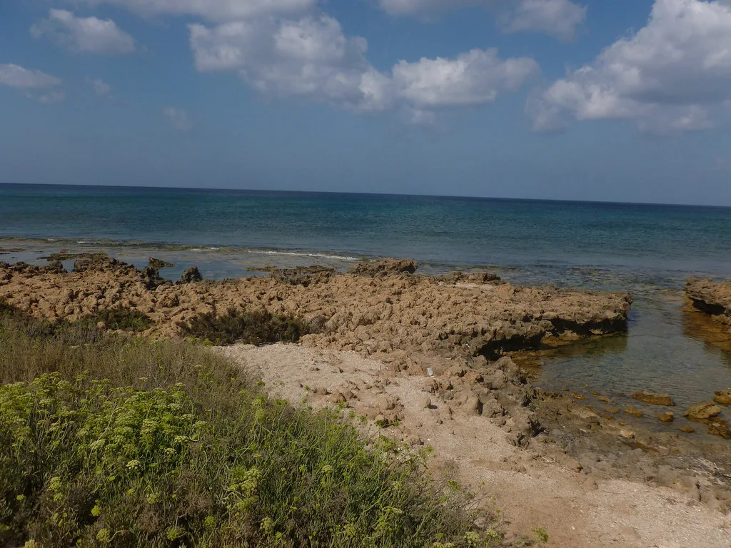 Rocky coast near Protaras.