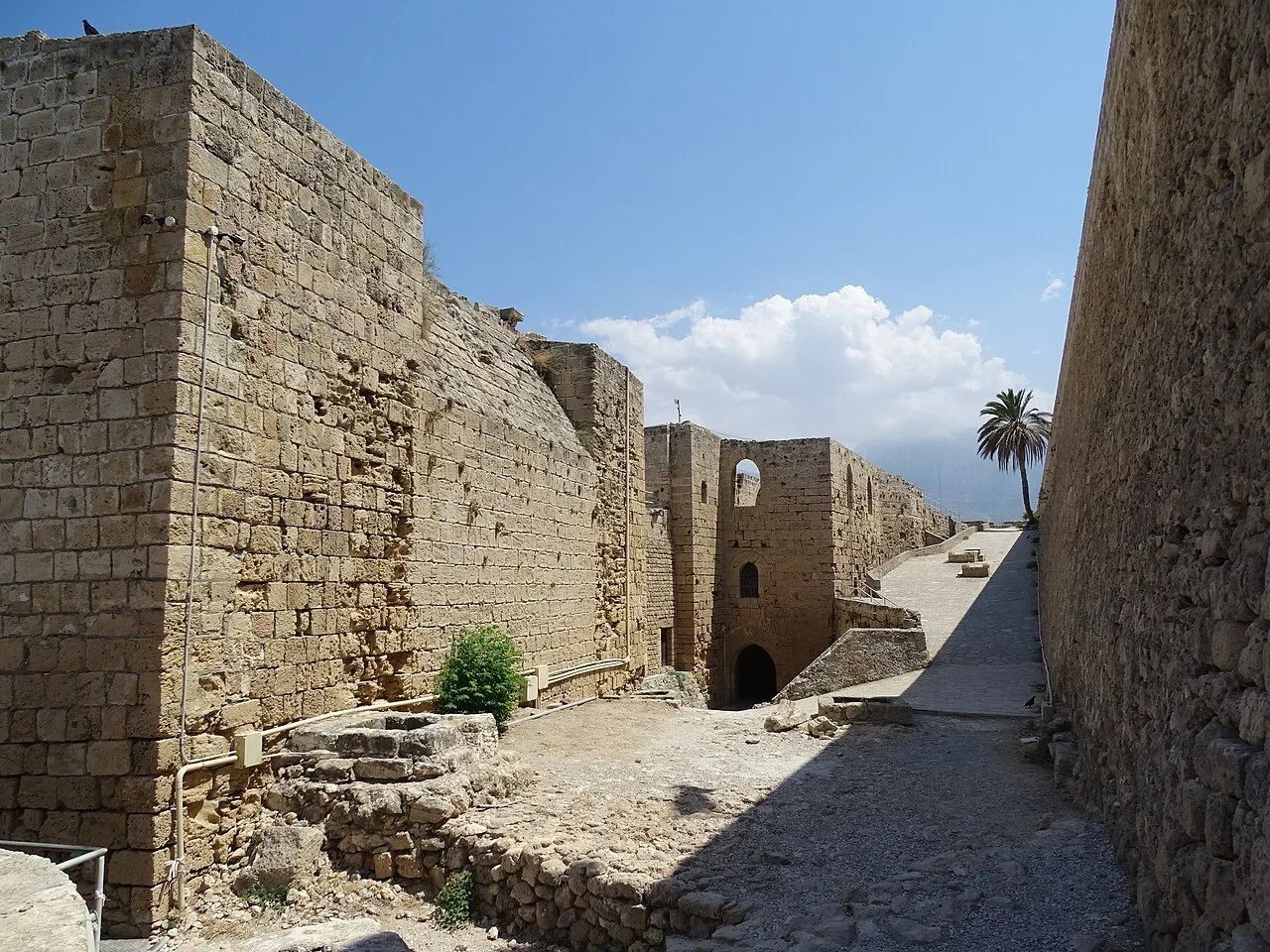 Battlements of Kyrenia Castle.