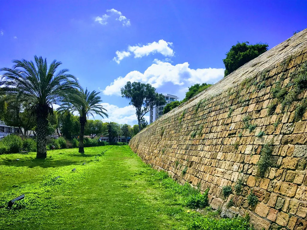Stretch of the Venetian walls in Nicosia.