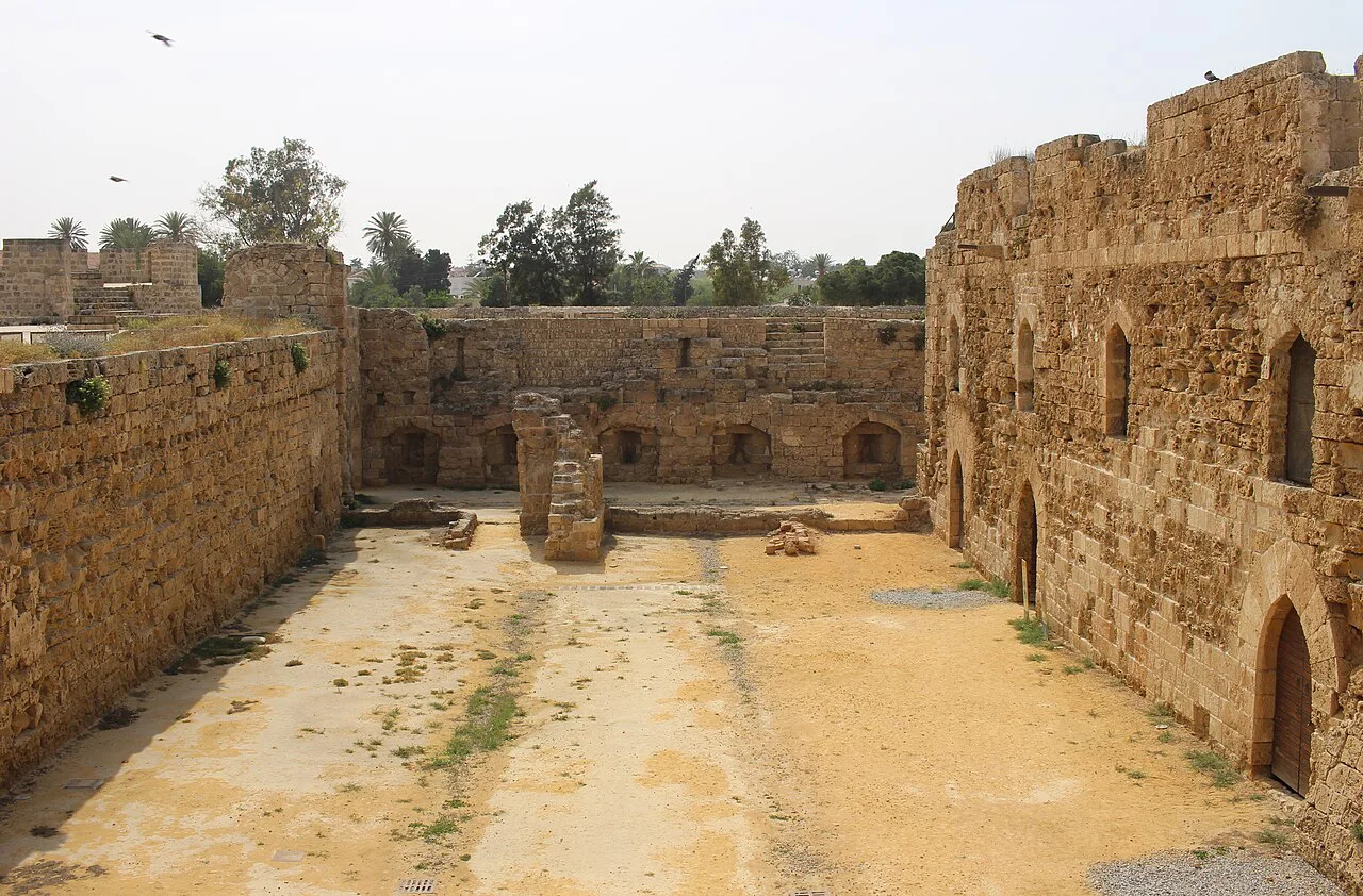 Inside Othello Castle, Famagusta.