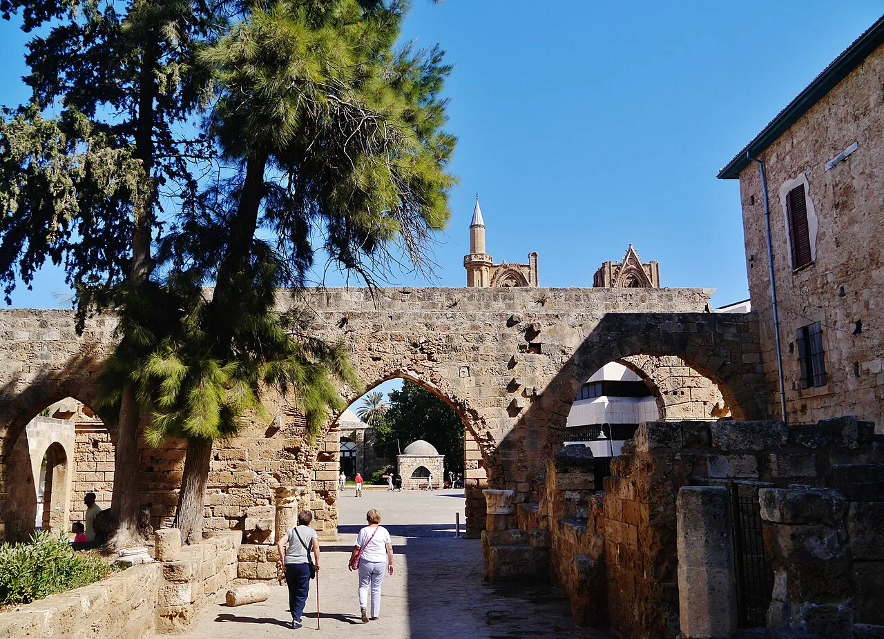 Archway in the old town of Famagusta.