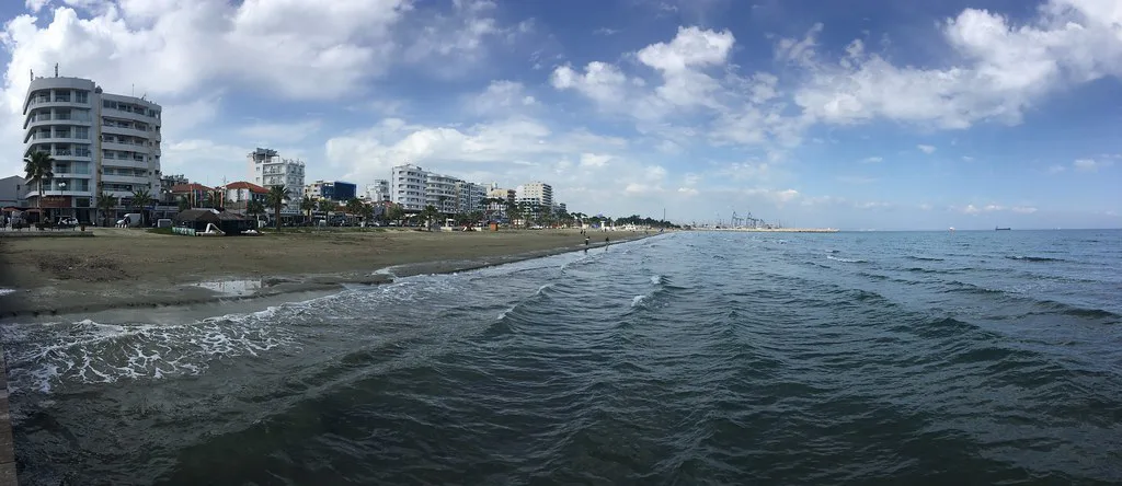 Finikoudes beach, Larnaca.