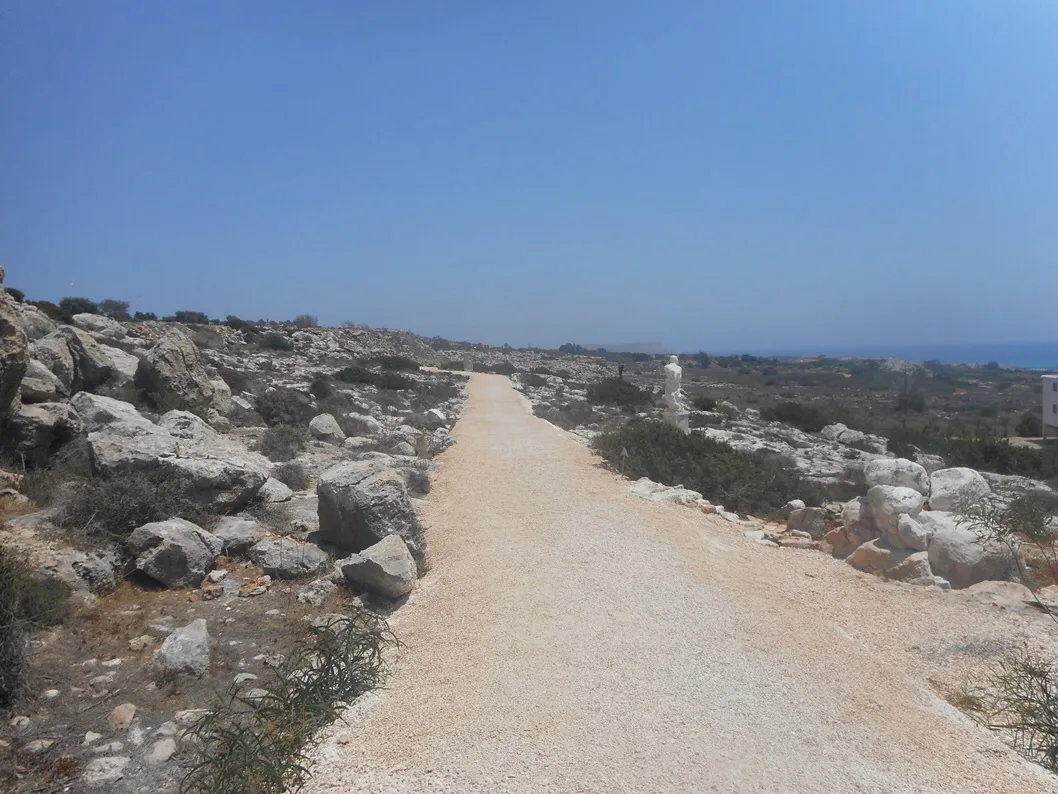 Path through the Sculpture Park, Ayia Napa.