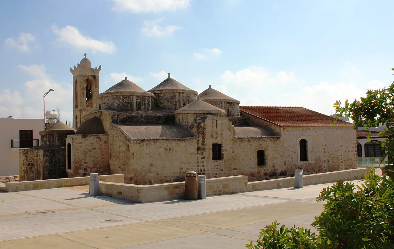 Agia Paraskevi church, Geroskipou, seen from the north.