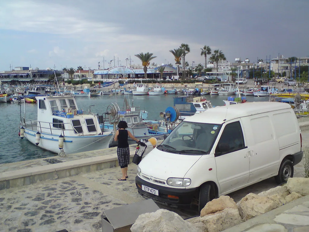 Boats in Ayia Napa marina.