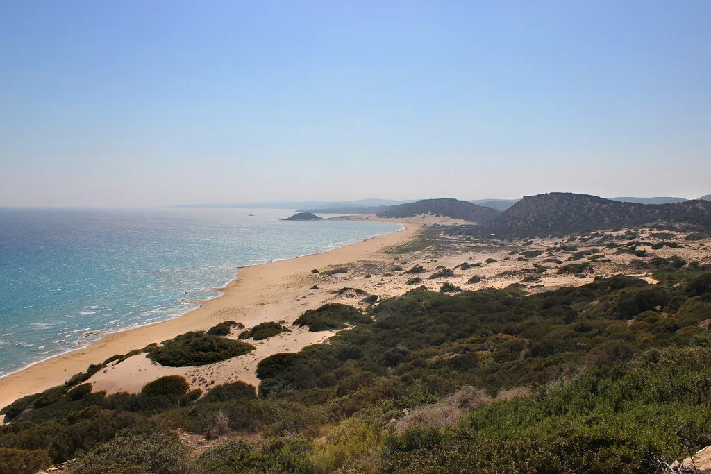 Golden Beach on the Karpas Peninsula.