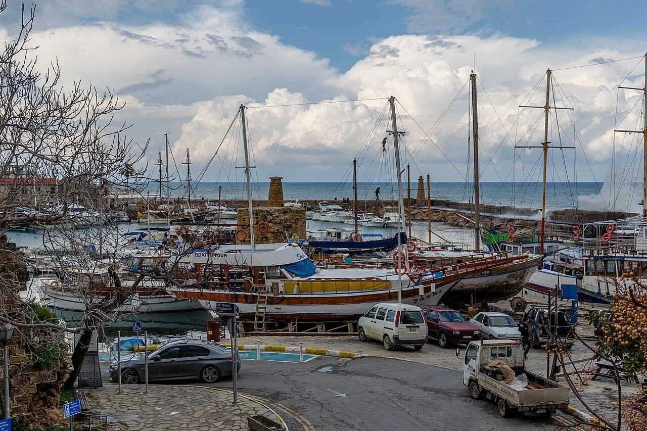 Boats in Kyrenia harbour.