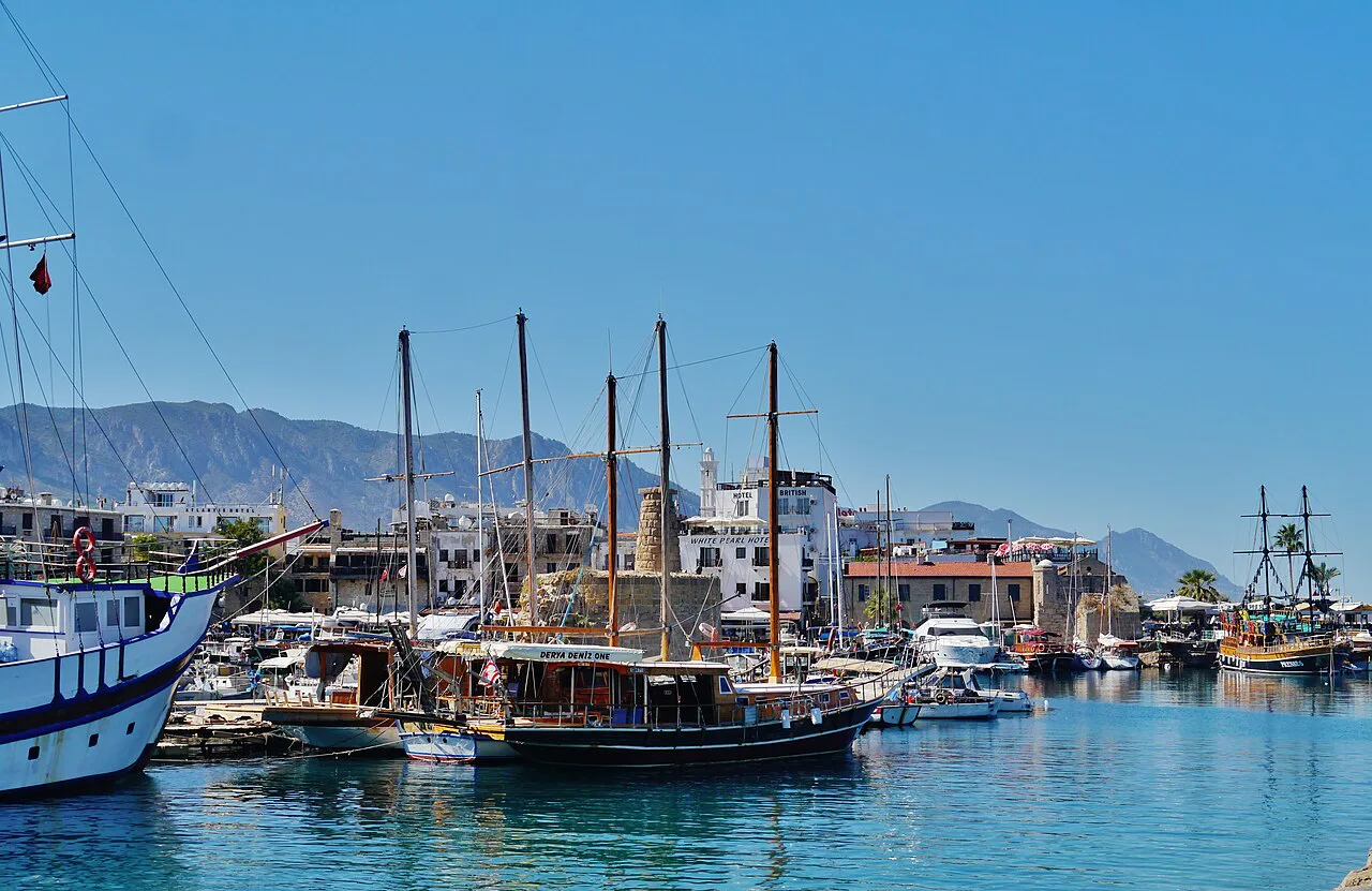 Boats in Kyrenia harbour.