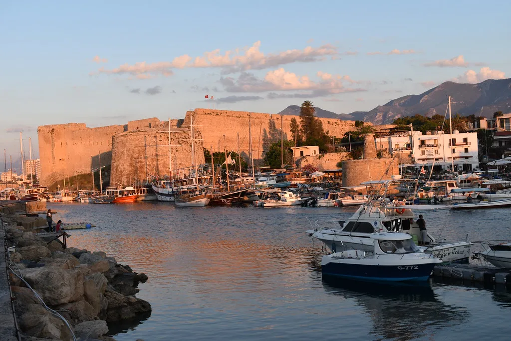 Kyrenia old harbour and castle.