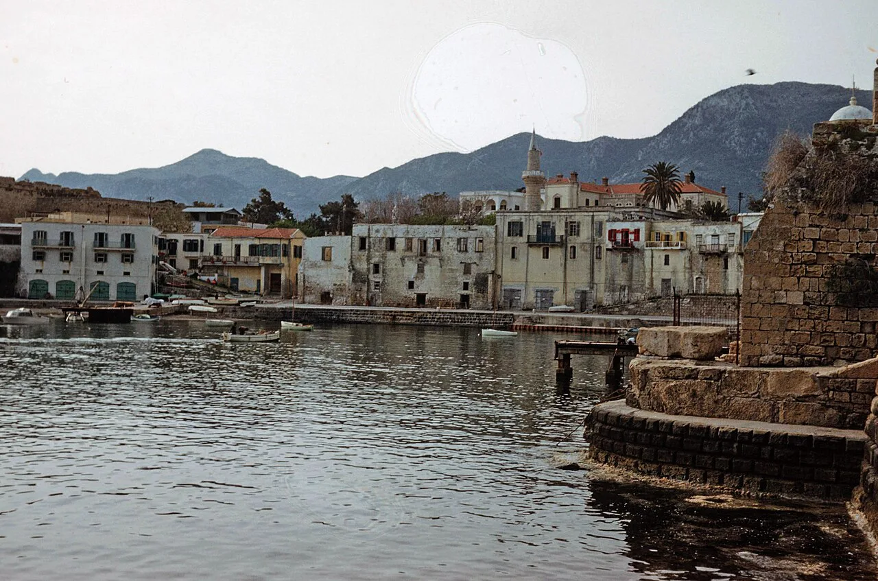 Kyrenia harbour in 1958.