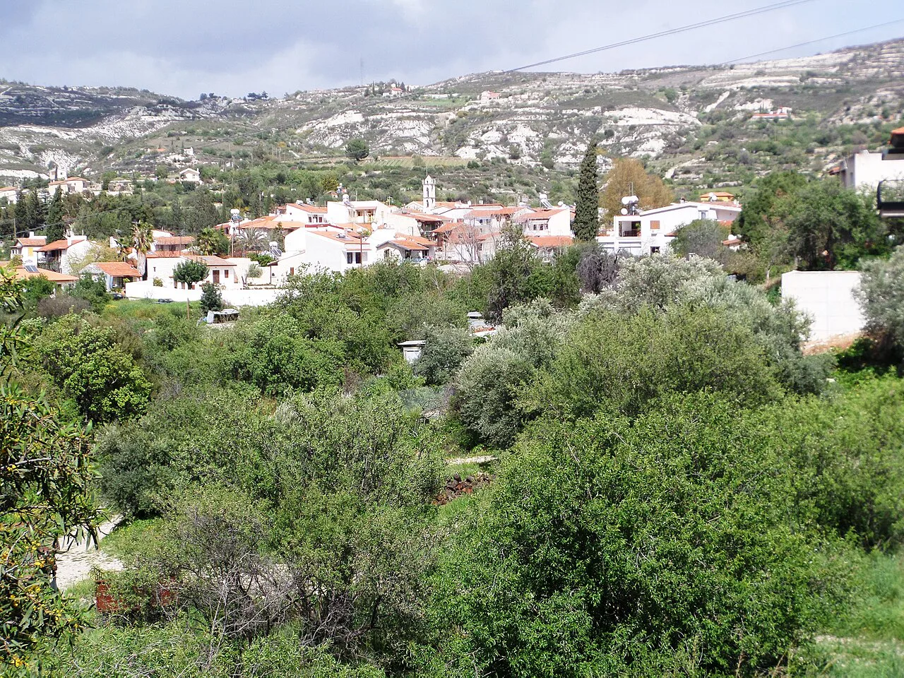 View over the village of Laneia.