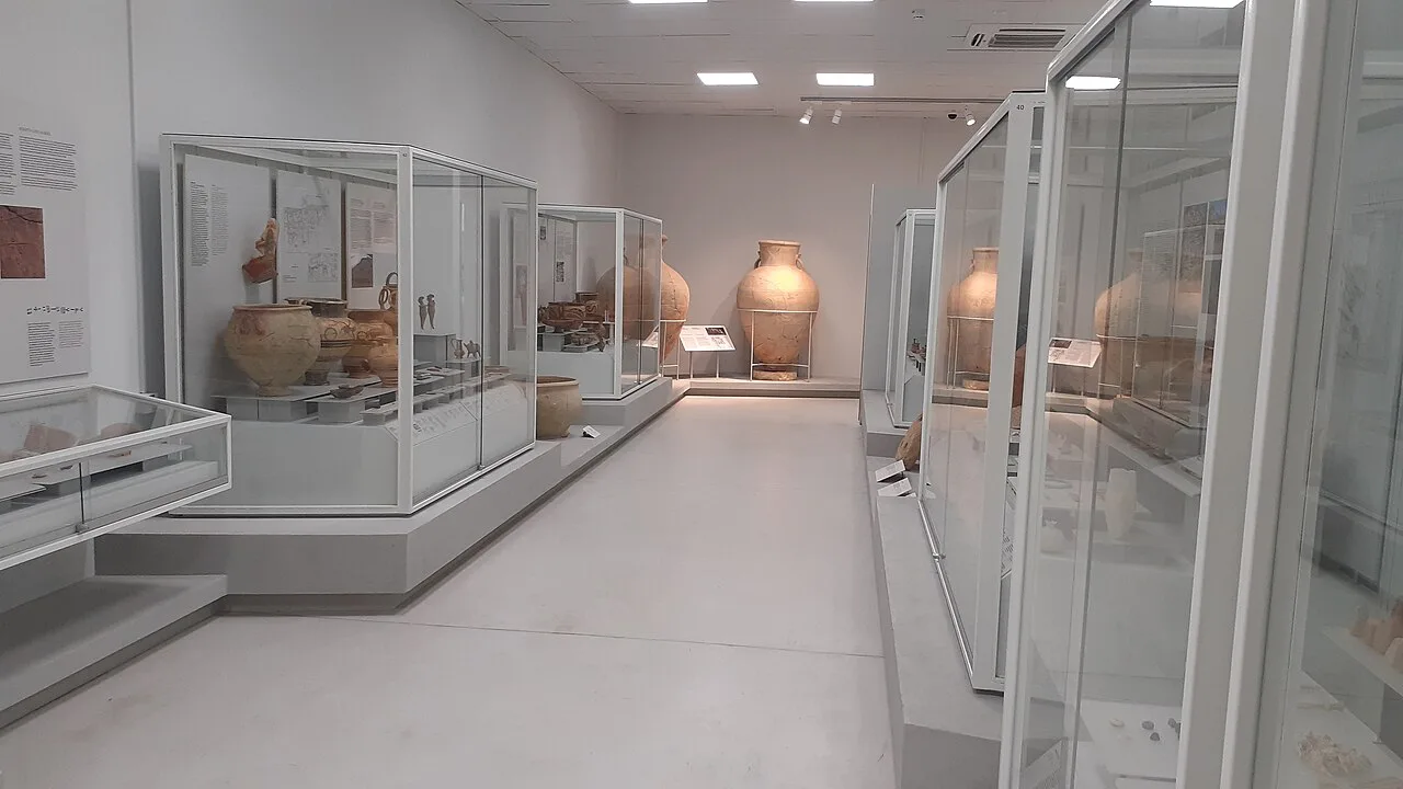 A gallery at Larnaca District Museum.