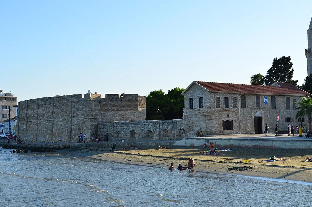 Larnaca Fort on the seafront.