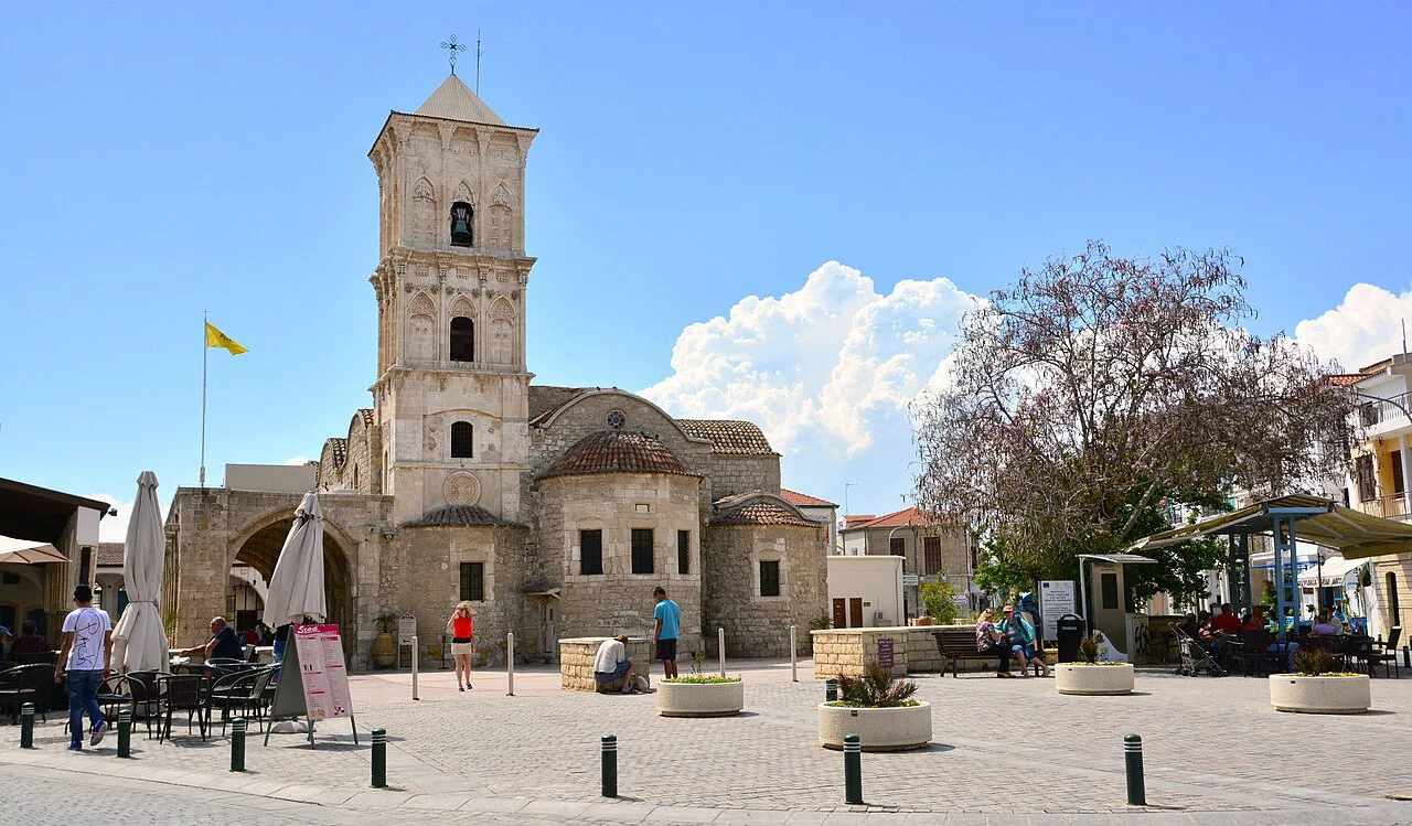 Saint Lazarus Church and its square, Larnaca.