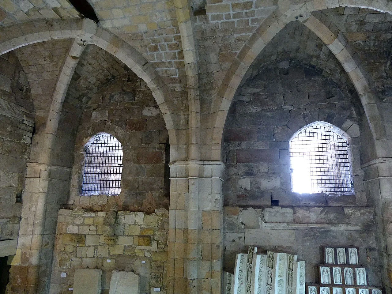 Gothic Hall inside Limassol Castle, now the Medieval Museum.