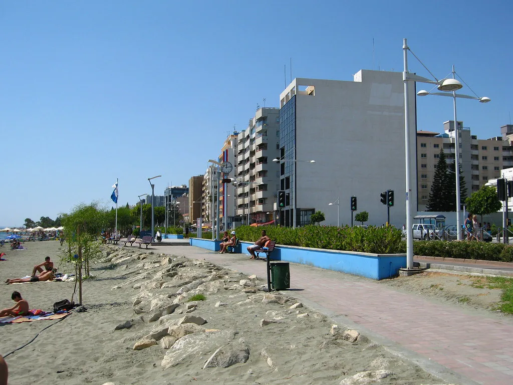 The seafront in Limassol.