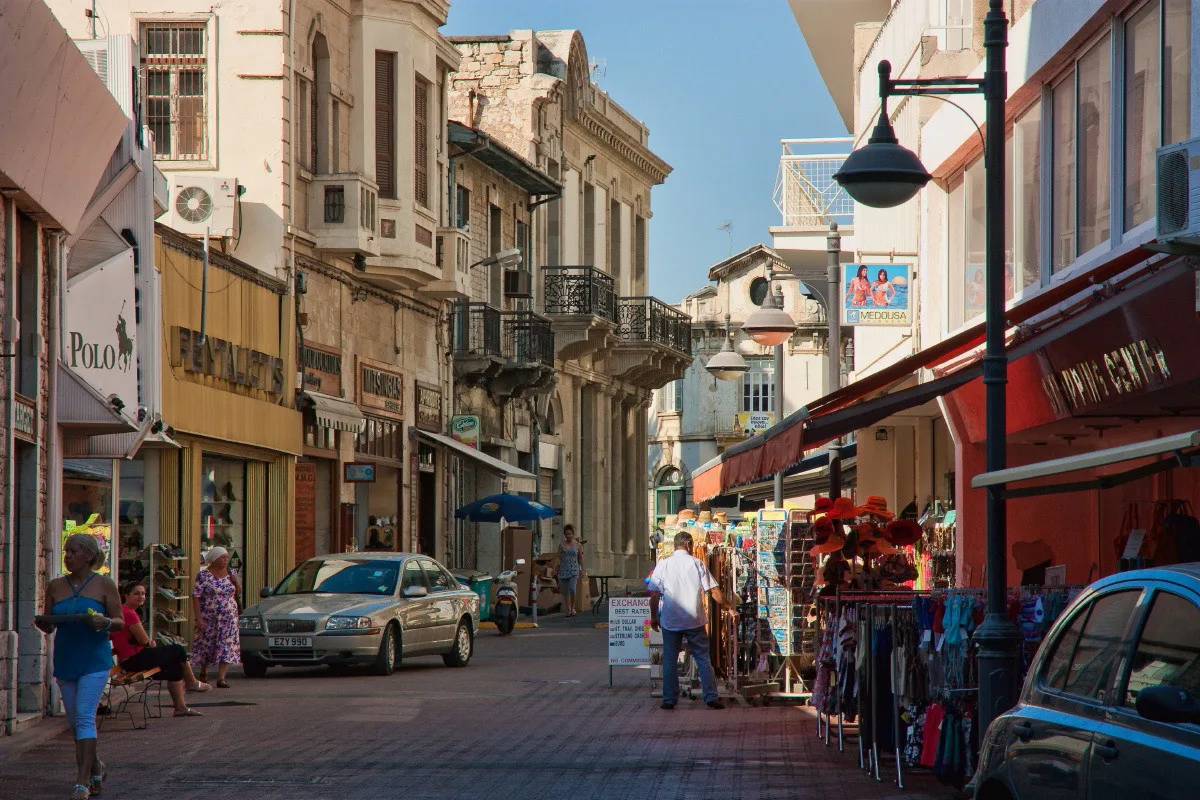 A street in Limassol.