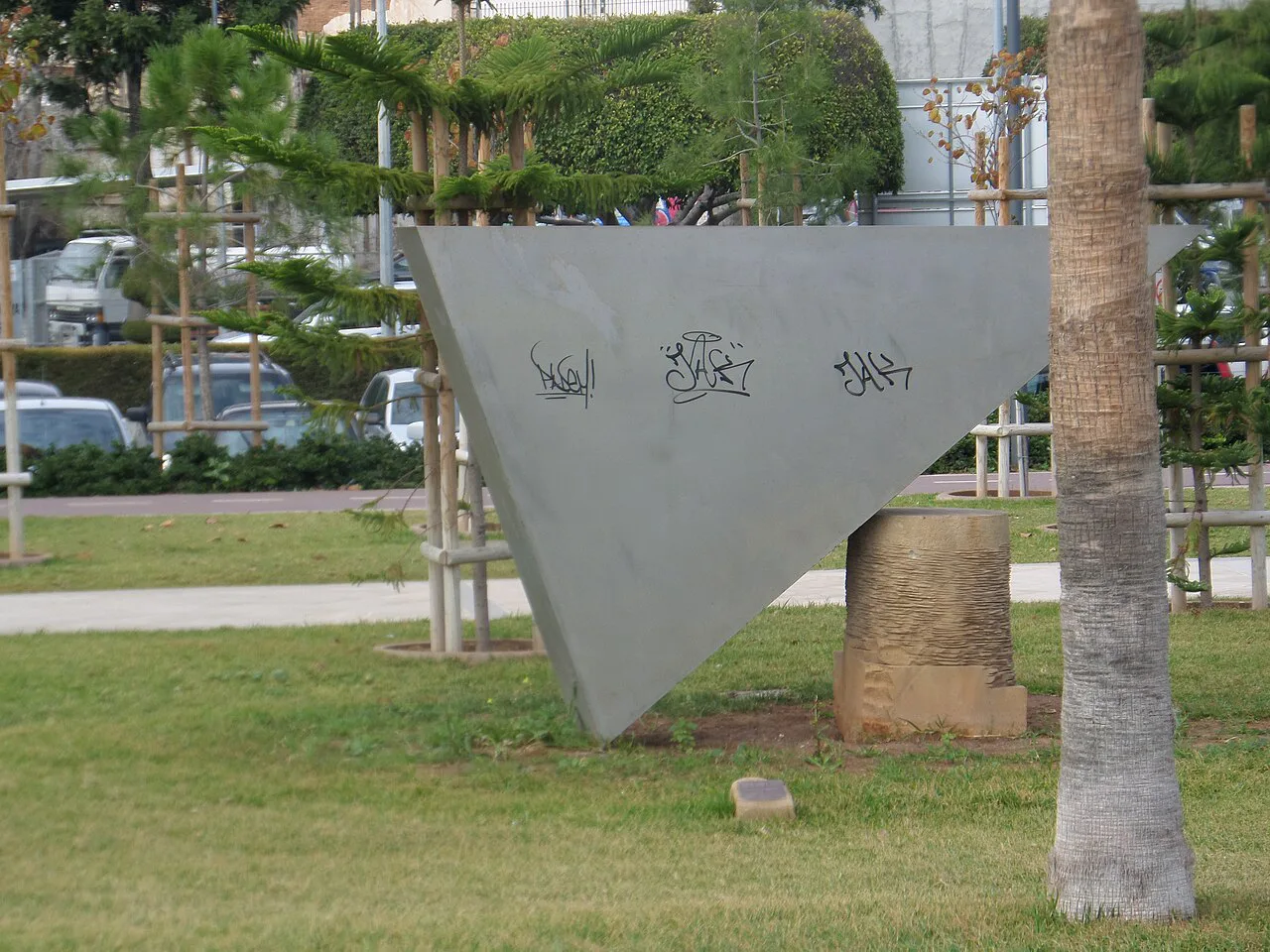 Sculpture in Limassol Sculpture Park.